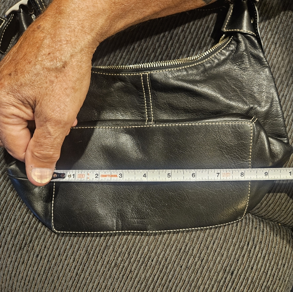 Coach Black Leather Shoulder Bag - Picture 7 of 7